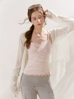 Lace Mesh Cami Set