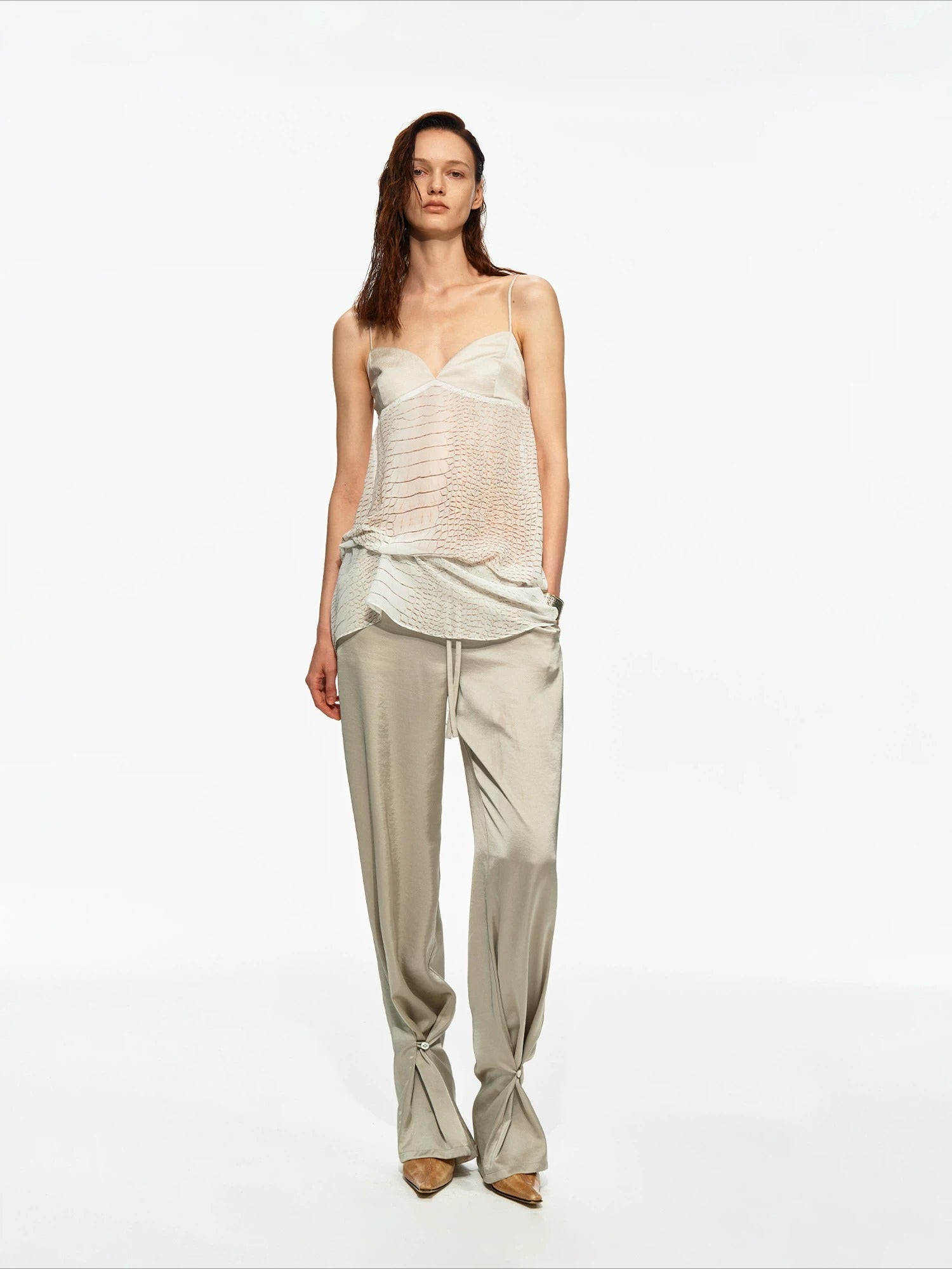 Satin Jogger Pants