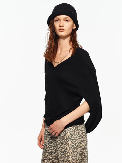 Convertible V-Neck Top
