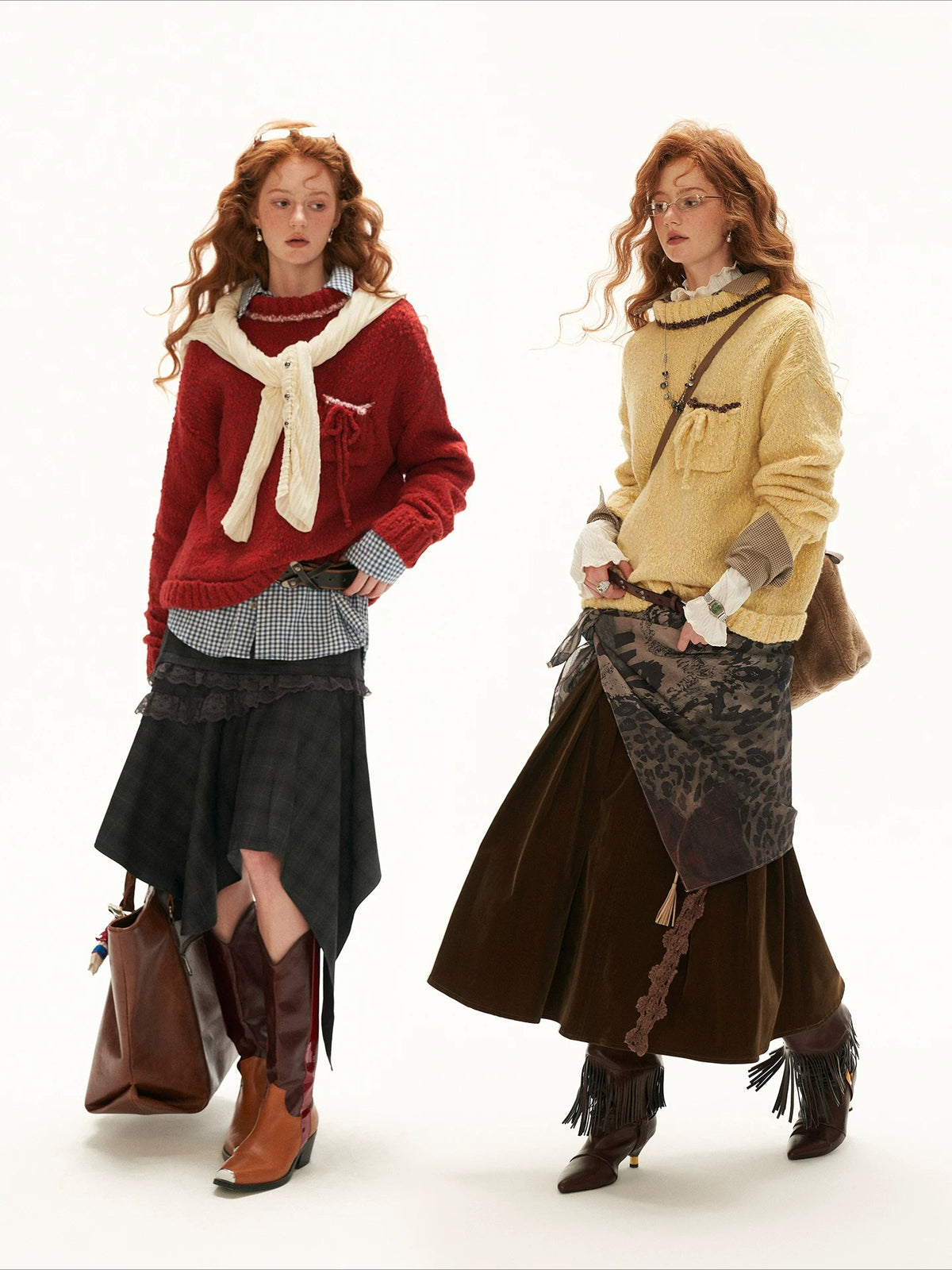 Relaxed Wool Blend Pocket Sweater