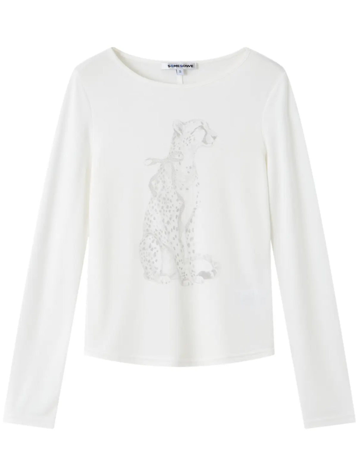 Leopard Graphic Long Sleeve Tee