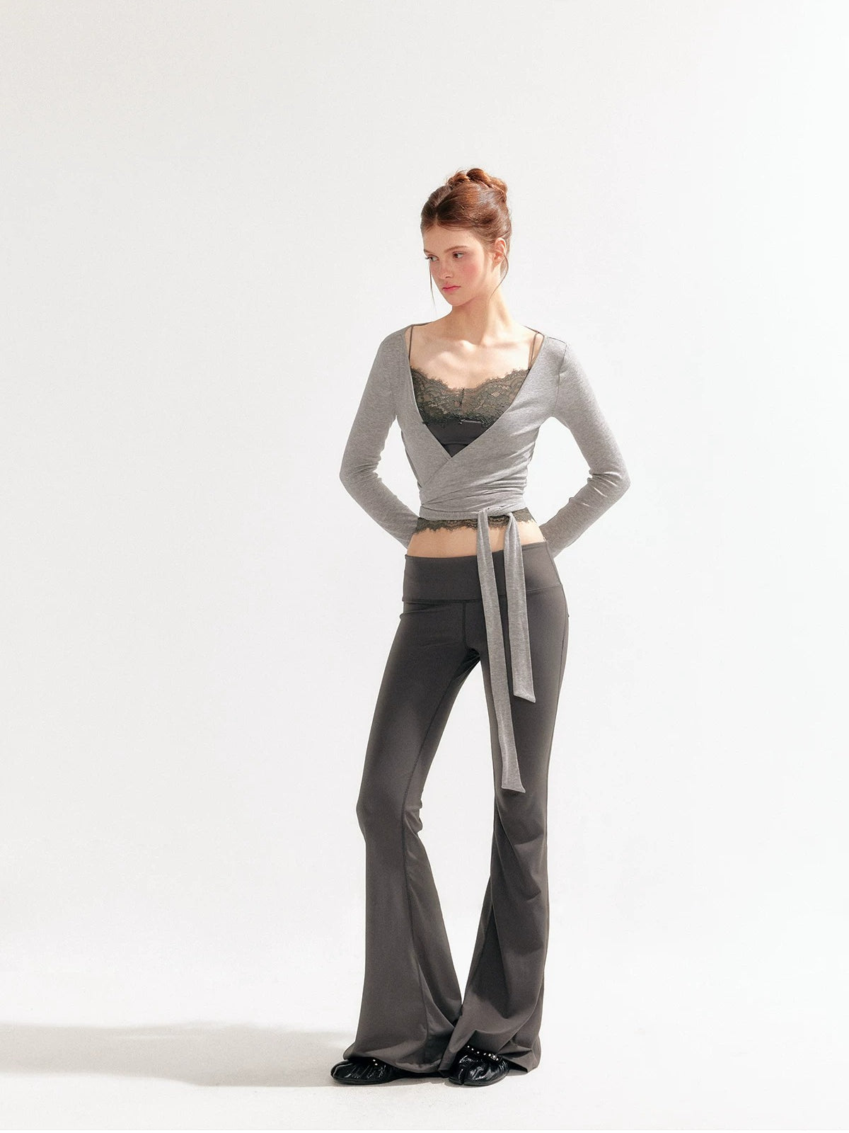 Low Waist Flared Yoga Pants