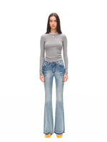 Modern Contrast-trim Regular-shoulder T-shirt