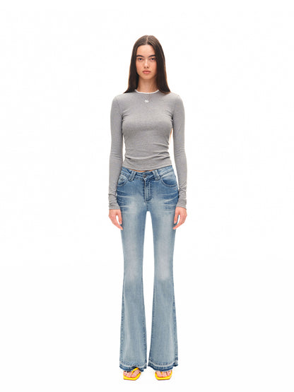Modern Contrast-trim Regular-shoulder T-shirt