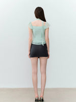 Tie-Neck Chiffon Blouse