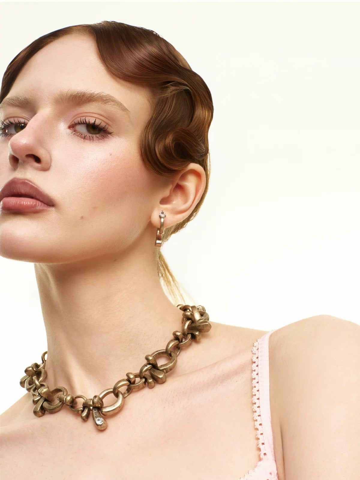 Vintage Bow Choker Necklace