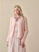 Ribbon Knit Cardigan