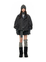 Double Sided Fleece Padded Coat