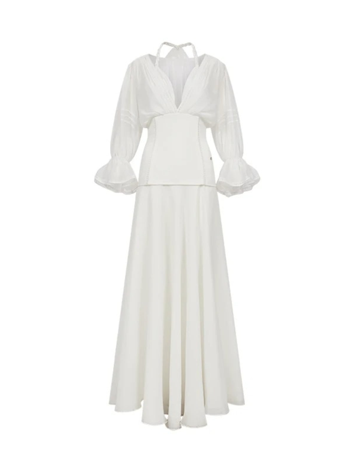 Rope Detail V Neck Shirt Dress