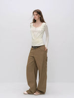 Layered V-Neck Blend Top