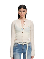 Polar Wool Loop Knit Cardigan