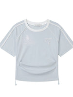 Contrast Drawstring Tee