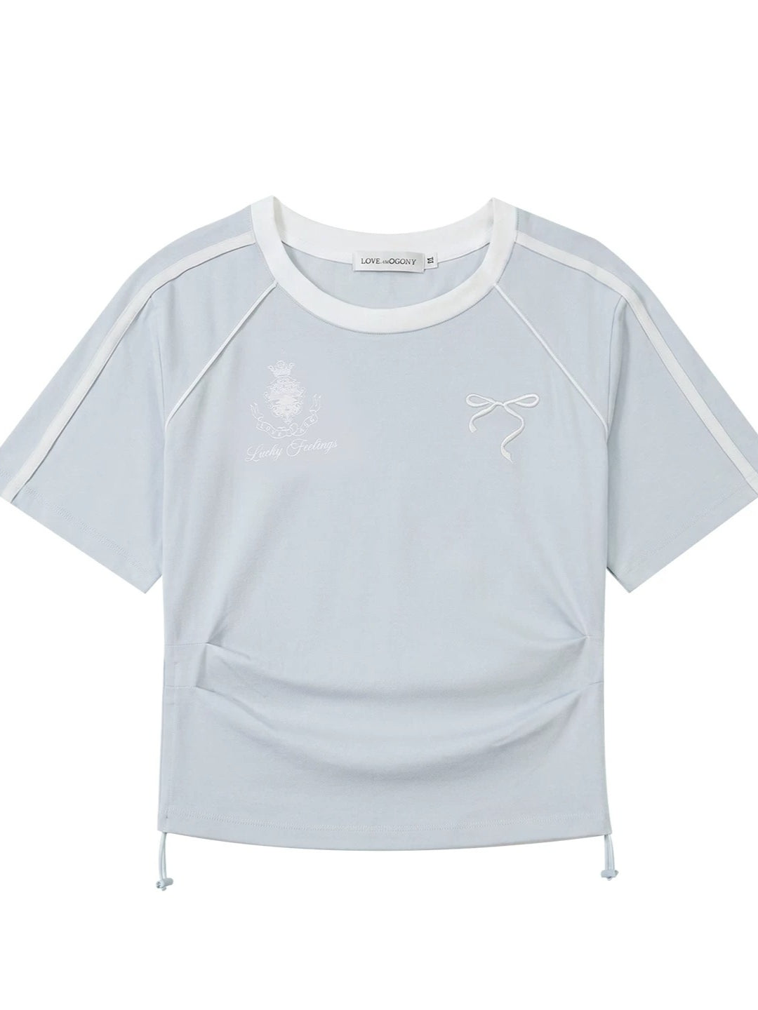 Contrast Drawstring Tee