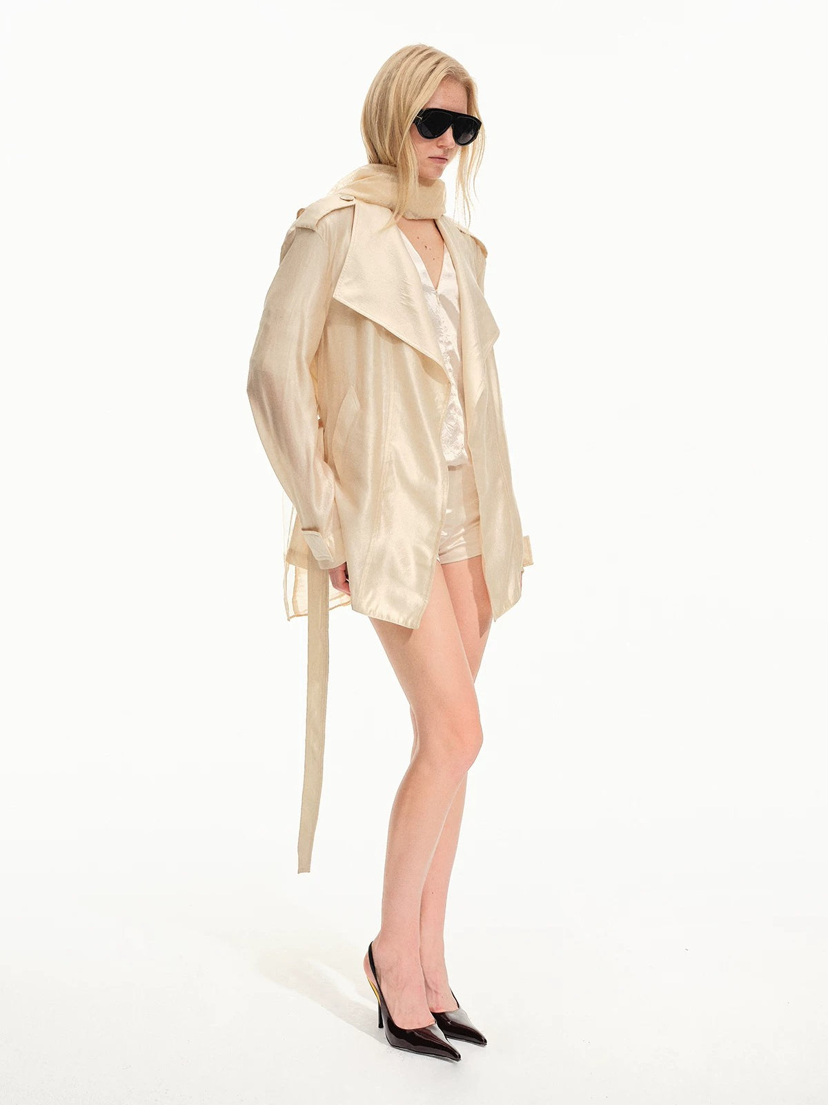 Acetate Trench Coat