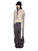 Faux Layered Stripe Tee