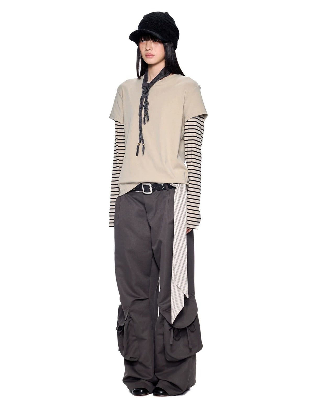Faux Layered Stripe Tee