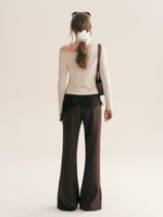 Lace Curtain Flare Pants