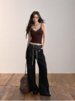 Original Wash Casual Wide-Leg Jeans