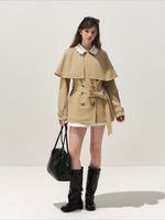 Detachable Cape Trench Coat