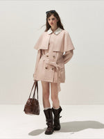 Detachable Cape Trench Coat