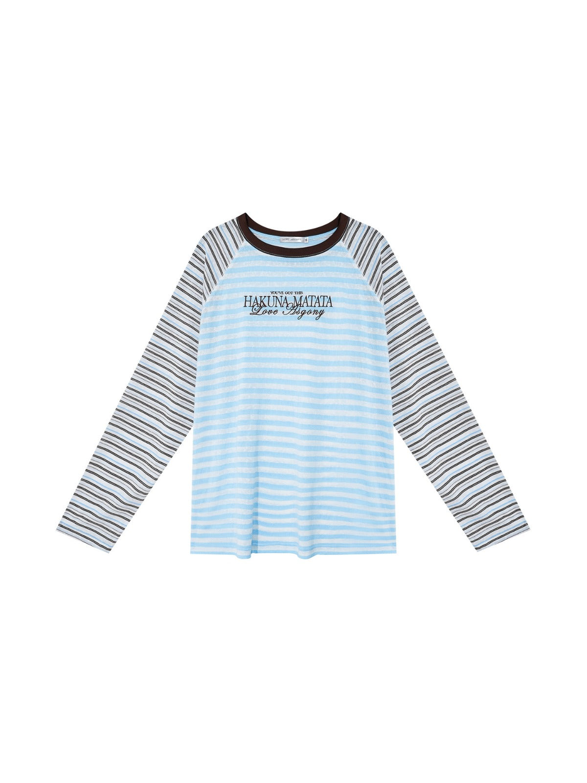Striped Embroidery Top