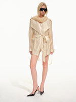 Acetate Trench Coat