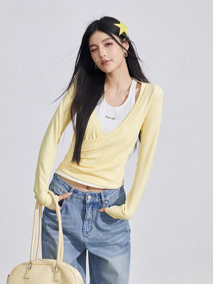 Layered Ruched Tee