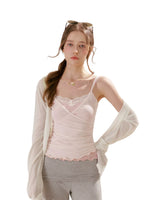Lace Mesh Cami Set