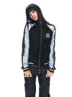Y2K Leopard PU Patch Jacket