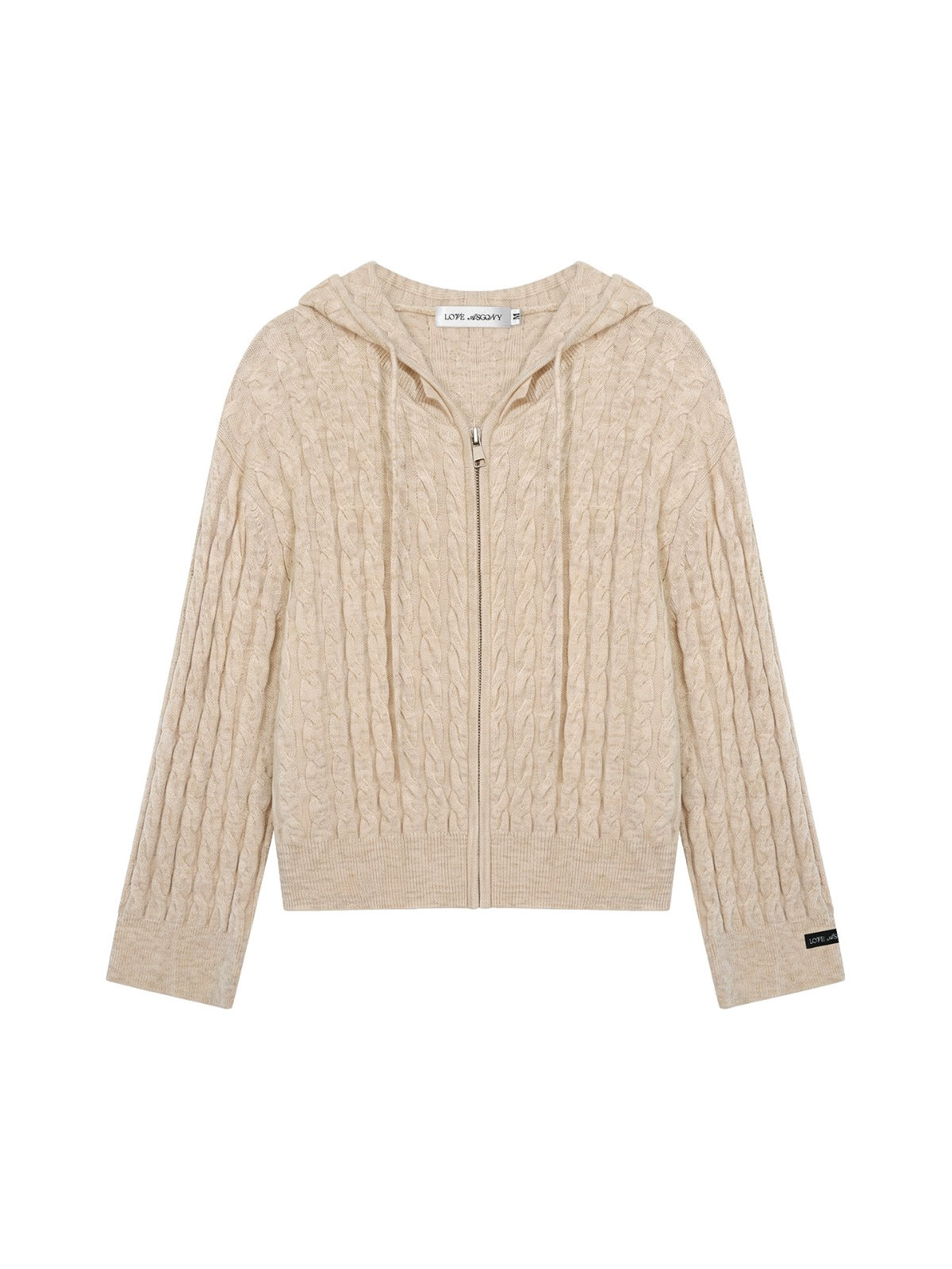 Hooded Cable Knit &amp; Pants Set