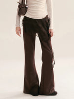 Lace Curtain Flare Pants