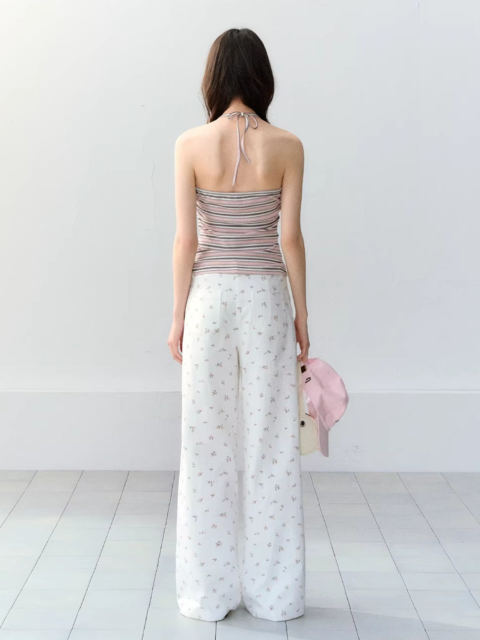 Lyocell Halter Two-Piece Set