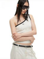 Starlight Ribbed Asymmetric Tank