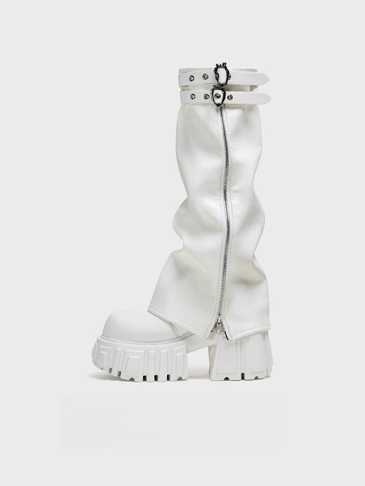 Platform Leg Warmers Boots
