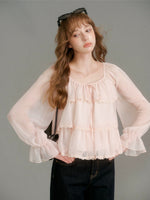 Chiffon Ruffle Blouse
