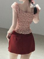 Floral Puff Sleeve Top