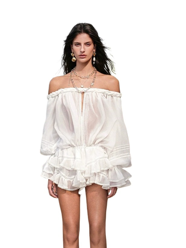 Venier Chiffon Playsuit