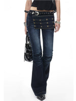 Low Rise Flare Jeans