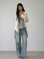 Loose Ripped Cardigan
