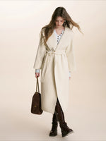 Almond Wool Blend Coat