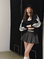 Side Zip Stand Collar Jacket