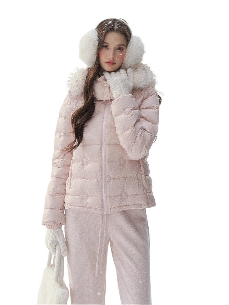 Quilted Dream Embossed Down Jacket