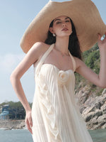 Thessa Mesh Halter Dress