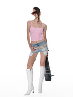 Backless Cross-Strap Cami Top