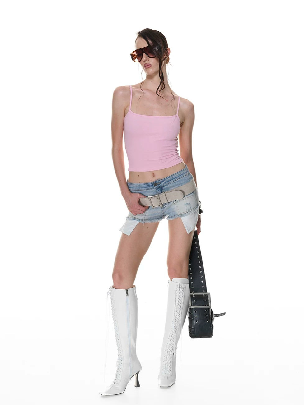 Backless Cross-Strap Cami Top