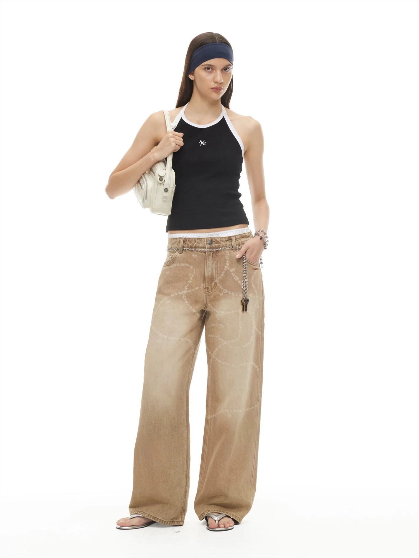 Beverly Wide Denim Pants