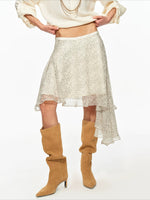 Leopard Chiffon Skirt