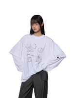 Printed Layered Long Sleeve Tee
