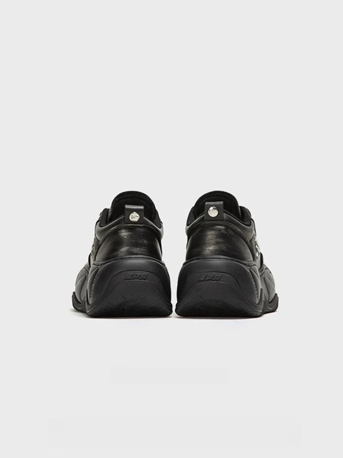 Distressed Platform Sneakers