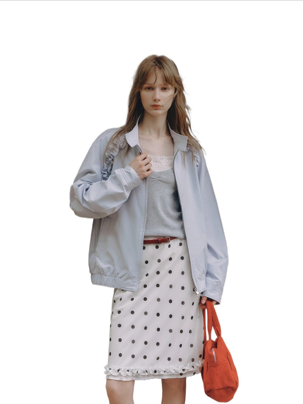 Ruffle Collar Jacket